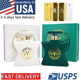 USA 3-7 days fast delivery High Quality parfum Men bond 9 Cologne Lasting Colognes Incense Fragrance Spray Greenwich Village men perfume