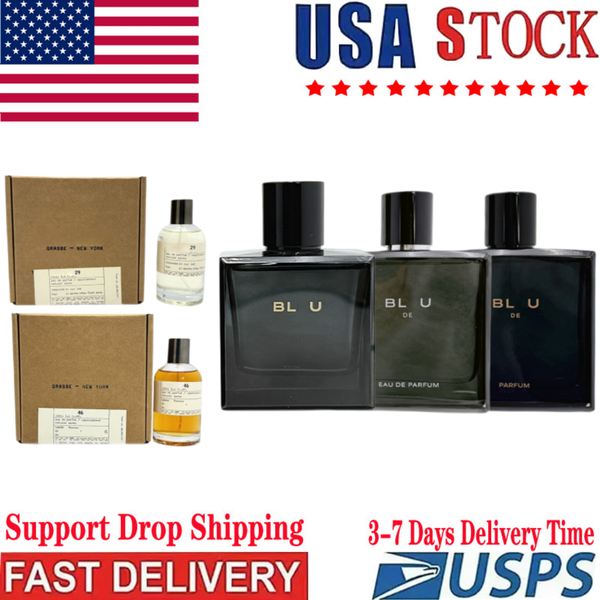 US 3-7 Business Days Free Shipping Perfume 100ml Men Women Fragrance Eau De Parfum 3.4fl.oz Long Lasting Smell Edp Cologne