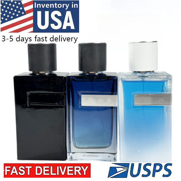 Fast Delivery of US Stock Men Perfumes Fragrance 100Ml/3.4fl.oz Lasting Parfum Body Perfume Men Fragrance Spary